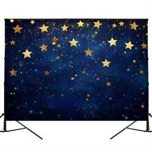 Blue Starry Sky, Multifunctional Party Decoration Banner, Suitable For Holiday Occasions, New Year Celebrations, Studio Backgrounds, Feather Free, No Need For Power Supply - Multicolor - View 8