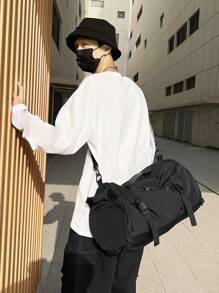 男士多功能背包，可转换肩带，多个隔层，可调节肩带扣，非常适合徒步旅行、旅行、日常使用，适合青少年夏季休闲户外运动或度假旅行或毕业礼物或生日礼服配饰