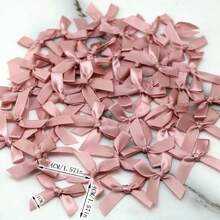 50/100/200pcs Mini Ribbon Bow Crafts Multi-Color Small Bow Ribbon Bow Flower Gift Packaging Wedding Birthday Party Sewing Scrapbook DIY Decorative Items - Multicolor - View 17