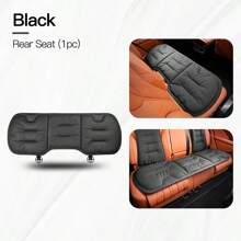 New Car Seat Cushion Luxury Leather Waist Back Support Pillow Breathable Non-Slip Driver Seat Pad Universal Lumbar Pillow