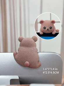 Combinación creativa, artículos decorativos para computadora/televisor, figuras de animales lindos, adornos para pantalla de navegación de automóvil, muñecos de dibujos animados, micronaturaleza, accesorios DIY, manualidades