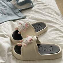 Sanrio Women's Slippers For Indoor Home Use, Anti-Slip Bathroom Shower Sandals. Anti-Slip And Anti-Odor Slippers For Summer Outdoor Wear. Fashionable Cat Design Suitable For All Seasons, Waterproof, Anti-Slip, Deodorizing, Quick Dry, For Indoor And Outdoor Use