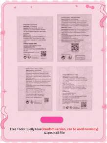 Sanrio Uñas postizas francesas con puntas de almendra de Hello Kitty de Sanrio, 24 piezas, con decoración 3D de Hello Kitty con moño, ajuste perfecto, set de uñas acrílicas falsas, que incluye 1 gel de gelatina y 1 lima de uñas, uñas de Hello Kitty para uso diario y de fiesta para mujeres y niñas