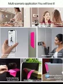 Silikonhaftnapf Quadratisches Silikonhaftnapf Handy-Rückseite Silikonhaftnapf Große Silikonhaftnapf Handyhalter Kartenetui Visitenkartenhalter Kreditkartenhalter für Frauen und Männer ~ Silikonhaftnapf Handyhülle Klebehalterung für starken Halt, Selfie-Video und einfache Verwendung, Silikonhaftnapf wurde aufgerüstet ~ Handy-Silikonhaftnapfhalter Doppelseitige Silikonhaftnapf Starker Griff Halter Vielseitig einsetzbar