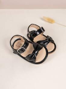 Sandalias planas casuales y cómodas de punta abierta, adorables para bebés en verano