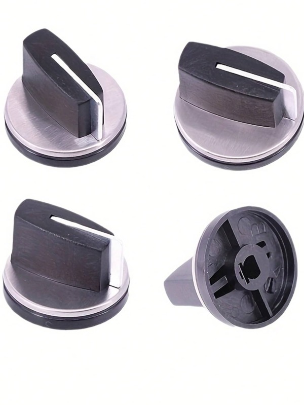 4pcs Universal Stove Knob Replacement Set - Fits Most Gas Stove Models, Stove Knob Kit - Heat Resistant, Long-Lasting