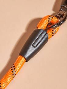 Extended Reflective Nylon Rope Dog Leash With Safety Lock Clip, Variety Of Length Options, Multiple Colors, Heavy Duty & Reliable