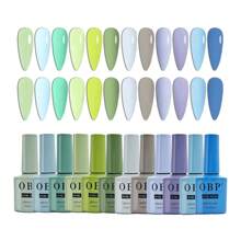 OBP Gama De 12 Colores Gel Esmalte Semi Permanente Para Uñas - Verde Lima - Ver 1