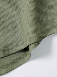 Hombres y jóvenes Suéter ligero y suave de tela de secado rápido Cuello de tripulación Modelo básico Casual Sencillo Camisetas de manga corta para escalada Tops de tirantes Sudaderas Ajuste clásico Chaleco Hombres Día de Acción de Gracias Primavera, verano y otoño Ropa deportiva para exteriores para hombres