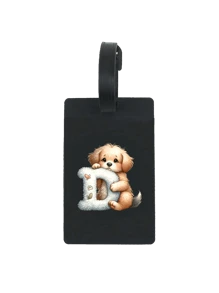 Animal Pattern Initials A-Z, First Letter Luggage Tag Pvc Luggage Tag, Fashionable Animal Design, First Letter Of Name, Carnival Cruise Luggage Tag Personalized Luggage Tag Cute Luggage Tag Id Card Address Card Boarding Pass Portable Luggage Tag Travel Enthusiasts Preferred Gift, Travel Luggage Tag,Baggage Tag,Suitcase Tag,Mother's Day, Best Gift For Travel Enthusiasts. - Black - View 33