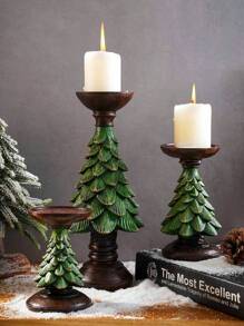 1 件装饰灯烛台装饰展示蜡烛装饰圣诞派对用品圣诞派对烛台烛光晚餐装饰烛台装饰派对装饰桌面装饰