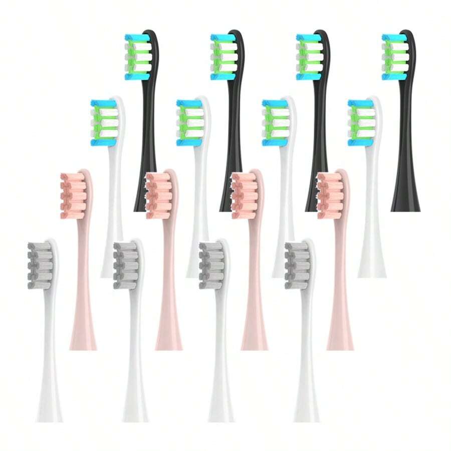 4PCS Replacement Brush Heads For Oclean X / X Pro/ Z1/ SE / / One / PW01/03/05/07/09 P5 Electric ToothBrush Heads - Multicolor - View 1