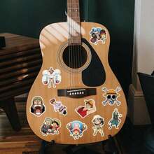 ONE PIECE 50PCS One Piece Anime Cartoon Stickers Cool Decal Decoration DIY Phone Suitcase Laptop Fridge Wall Graffiti Sticker Gift,School Supplies,Back To School