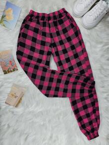 Women Pants - Hot Pink - View 1