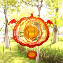 Rain Chains, Wind Chimes & Dream Catcher - Pumpkin - View 6