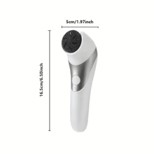 Oplaadbare elektrische voetvijl, geschikt voor het verwijderen van dikke huid, draagt een draagbare set voetreparatietools, ontworpen voor professionele verzorging van droge en gebarsten huid. Een voetvijl is een perfect cadeau voor voetreparatie. 700 mAh