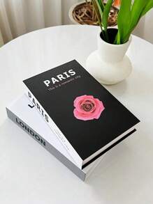 1pc/2pcs/3pcs Foldable Decorative Fake Books, Modern Minimalist Decor Books, Home And Office Bookshelf Decor Prop, Designers Inspiration Photography Prop, Home, Office, Hotel, Cafe, Store, Live Streaming Bookshelf, Handmade Display Shelf For TV Cabinet, Office Desk, Cabinet Gifts Birthday Graduation