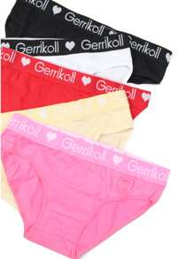 Paquete de 4 Calzones de Algodón para Dama, Ajustable, Confortable y Suave, Alta Comodidad - Multicolor - Ver 3