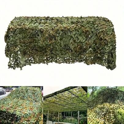 Outdoor Camouflage Net, Camouflage Sun Shade Canopy, For Sun Umbrella Woodland Blind, Camping Party Decoration