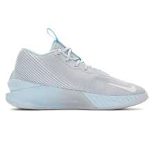 Nike Zapatillas de baloncesto para hombres G.T. JUMP ACADEMY EP, zapatos deportivos casuales ligeros, transpirables y cómodos - Plata metalizada/gris medio/azul glaciar/amarillo limón claro - Ver 2