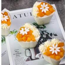(Very Recommended To See The Size Before You Order, This A Very Small Dessert Cups), 2OZ Cupcake Cooking Cups, Transparent Mousse Pudding Cups Jelly Cups Tasting Cups, Suitable For Weddings, Parties, Small Desserts, Tasting, Parties - Clear - View 4