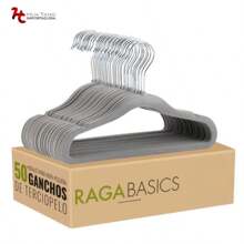 Huatang Set de 50 Ganchos Infantiles De Terciopelo Antideslizantes 28cm * 17cm