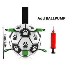 Dog Toy Ball Pet Ball Dog Training Soccer Ball Pet Toy Soccer Ball Needles Can Be Purchased Separately
