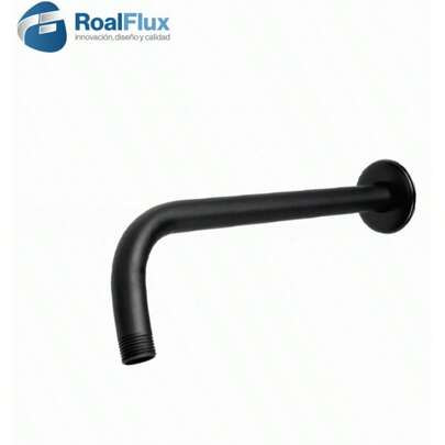 Brazo 40cm Negro Mate 36252 Regadera Ducha