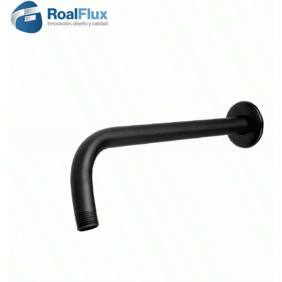 Brazo 40cm Negro Mate 36252 Regadera Ducha - Negro - Ver 1