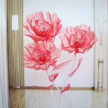 1Pc 40/50cm Big Simulation Flower Window Display 3D Large Artificial Flowers Hanging Gauze Hollow Fake Flower Wedding Home Decor Back To School Room Decor School Supplies