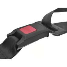 Cinturon De Seguridad Universal Automotriz 3 Puntos - Negro - Ver 3