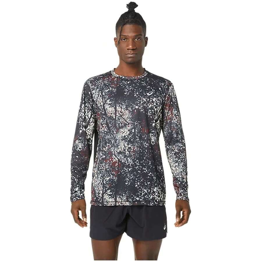 Asics Camiseta De Manga Larga ALL OVER PRINT  LS TOP para Hombre en color Multicolor ✅ Entrega 24/72h a España (península)