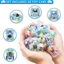 8/16/32 Pcs Mini Pull Back Cars Set, Pull Back Racing Vehicles For Kids Toddlers 4-8 Years Old, Bulk Toys Party Favors Box, Classroom Prizes, Pinata Fillers,Goodie Bag Stuffers, Toy Pull Back Racing Cars, Boys Party Favors(Random Color),Back To School