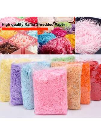 100/50g Gift Box Filler - Creative Stuffing Grass, Suitable For Birthdays, Weddings, Valentine's Day And Bridesmaid Gifts - Can Be Used To Fill Gift Boxes, DIY Gift Packaging And Party Decorations - Artificial Chopped Grass Crafts, Can Be Used For Home And Bedroom Decoration. It Can Also Be Used As Chopped Grass Filler For Halloween And Christmas, As Well As Graduation Gifts