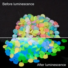 100 sztuk świecących w ciemności kamyków do dekoracji ogrodu lub akwarium, aby uzyskać bardziej olśniewający wygląd! Ciemne, doniczkowe, miniaturowe, kolorowe, wielokrotnego użytku, uniwersalne do ogrodu, akwarium, na wesele, imprezę, podwórko, doniczkę, ścieżkę, trawnik, święta i wystrój akwarium - akcesoria i artykuły ogrodowe, dekoracje ogrodowe i doniczek - Wielokolorowe - Zobacz 7