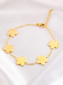 1 件简约精致，不锈钢，精致个性化，时尚配饰，理想的时尚配饰，防水，防过敏，派对生日礼物，简约设计，适合日常搭配，适合大多数场合的情侣