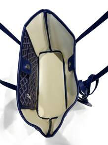 SAC MILANO, Décontracté, À la mode, Élégant, Personnalité, Luxe, en PU imprimé, Sac à bandoulière, Sac à main, Sac à dos, Bandoulière réglable, Convient pour les fêtes, Vacances, Affaires, Été, Vintage, Week-end, Cadeau
