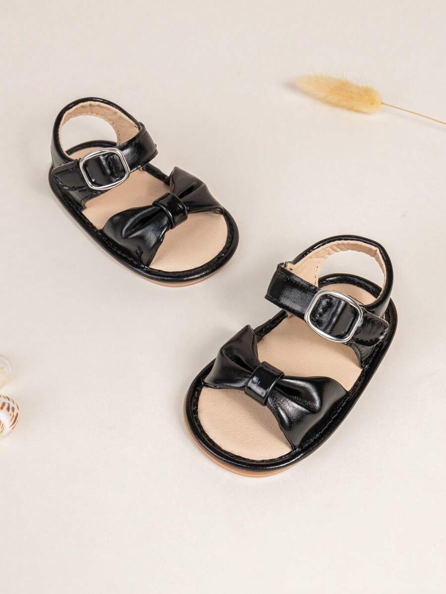 Sandalias planas casuales y cómodas de punta abierta, adorables para bebés en verano