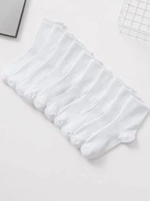 1/3/4/7/10 双条纹休闲中筒运动风格袜子 - 彩色 - 查看 13