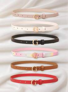 1pc Women's New Waist Belt, Premium PU Dress Decoration Belt