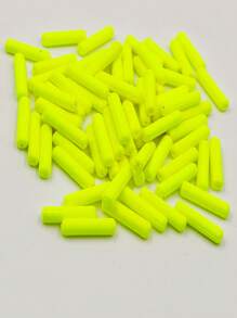 60pcs Mixed Red, Yellow, Green Fishing Float Set, High Visibility Enlarged Beans, Thick Stem Cylindrical Foam Super Light Fishing Floats With Thick Tail, Fishing Accessories - Multicolor - View 7