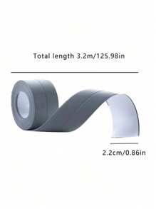 1 pièce ruban étanche et anti-moisissure, bande d'étanchéité pour cuisine et salle de bain, produit de calfeutrage pour coins de murs imperméables, décoration de salle de bain d'été