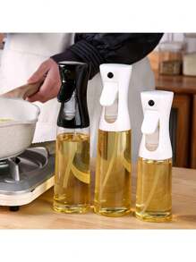 多用途二合一便携式油喷雾器和分配器，用于烹饪、烧烤、空气炸锅和烘焙的橄榄油喷雾器，防漏厨房喷雾瓶，200/300/500ml 可选