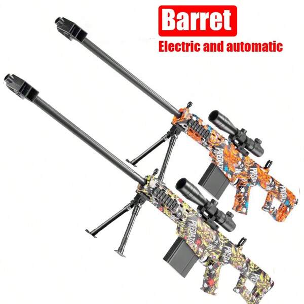 Elektrische und automatische Barrett Spielzeugpistole, geeignet für sichere Interaktion Outdoor, Geschenk zum Neuen Jahr