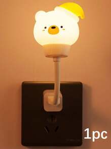 1 个 USB 猫夜灯，遥控猫夜灯 LED，带遥控器，便携可爱幼儿园床边夜灯，适用于婴儿卧室和客厅