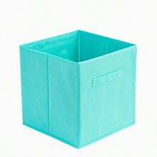 1pc Foldable Open-Top Storage Box, Household Organizer Bin For Miscellaneous, Toys, Clothes Wardrobe