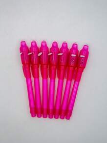 7 支/14 支多色荧光荧光笔、UV 隐形荧光笔、LED UV 灯笔、检查笔、创意 UV 魔术墨水笔、电池供电（含电池） - 彩色 - 查看 13