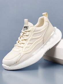 Men's Thick Sole Breathable Running Casual Sneakers, Suitable For Teens, Casual Or Outdoor Athletics, Vacation Travel, Graduation Gifts, Or Birthday Dress Accessories, All Season