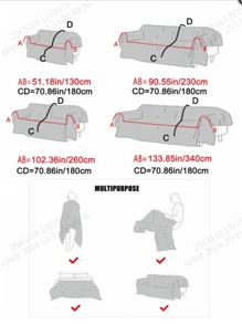 1 Copriforno in chenille moderno e elegante, copricuscino per divano stile leggero e minimalista, antiscivolo, antipolvere, antigraffio, protegge e decora il divano per soggiorno, camera da letto, ufficio, studio - Caffè Marrone - Visualizzare 11