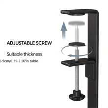 Khay cáp lưới kim loại không cần khoan, có kẹp để quản lý cáp trên bàn, khay sắp xếp cáp 3 khe với bộ sắp xếp dây trên bàn và dưới bàn, có thể điều chỉnh, phù hợp với bàn làm việc đứng tại nhà - trắng - Xem 9